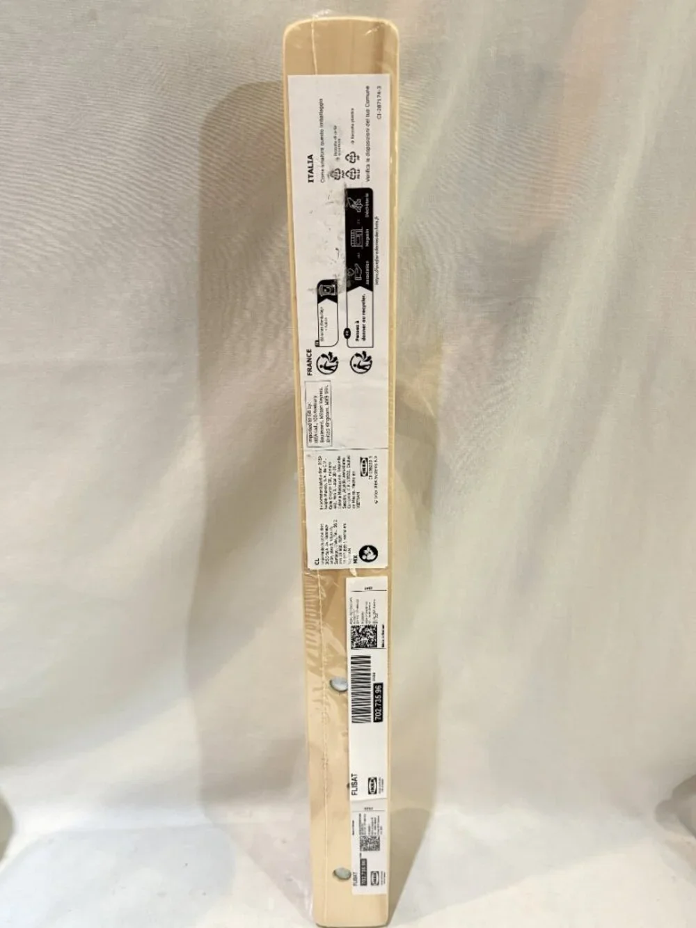 IKEA FLISAT Wooden Wall Mount Knob Coat/Bag Rack with 4 Colorful Knobs Hooks New